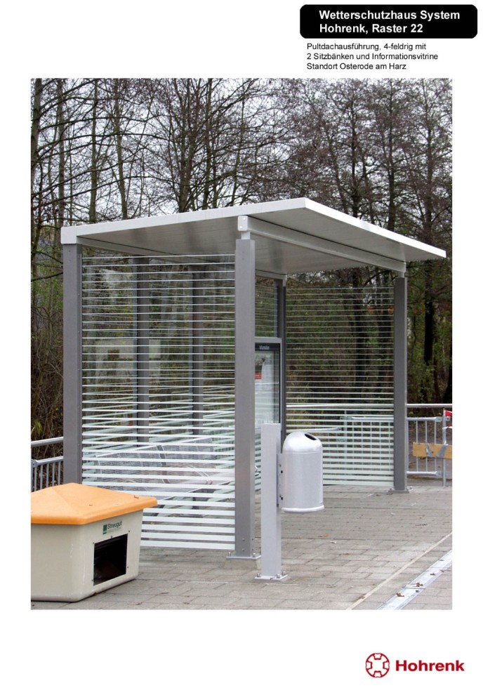 Wetterschutzhäuser - Hohrenk Systemtechnik GmbH